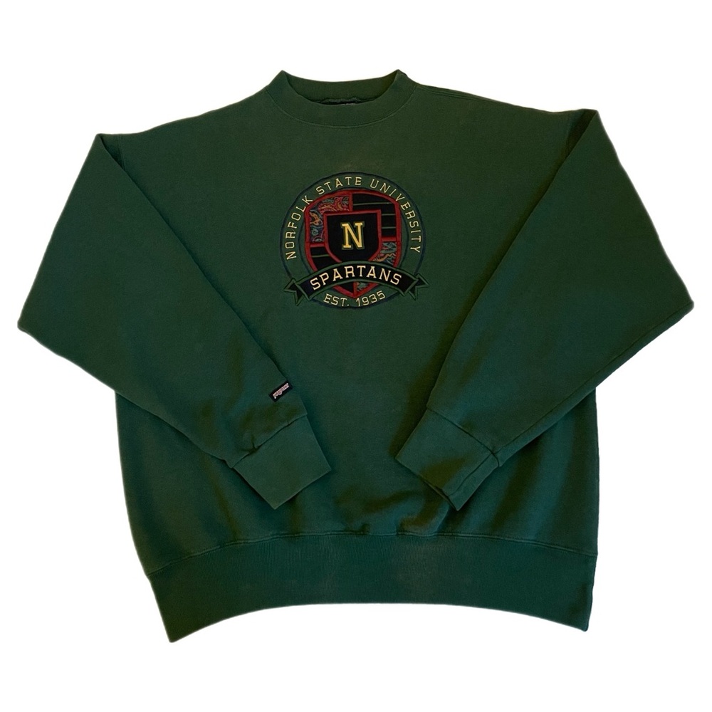Norfolk State University Green Crewneck